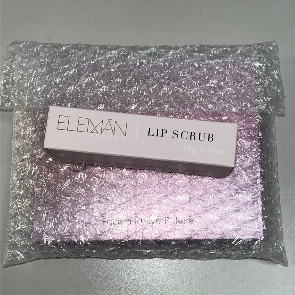 Ethereal Rose Face and Eye Palette - light medium / lip scrub NIB Bundle - Picture 7 of 7